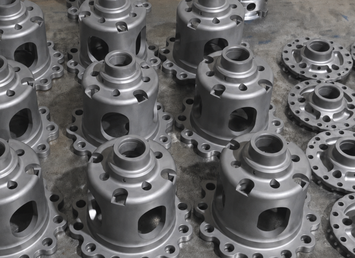 Fabricación de componentes para un conjunto diferencial de automoción